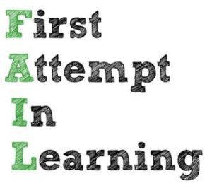 FAIL = first attempt in learning